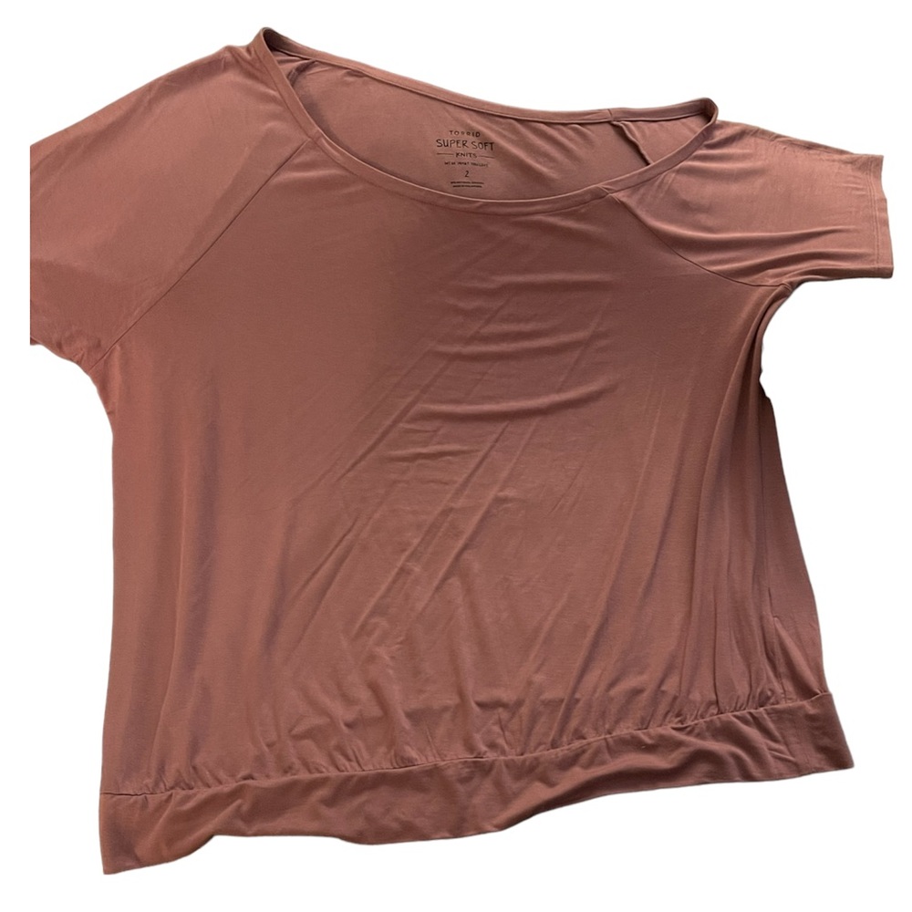 Torrid So Soft off one shoulder blouse